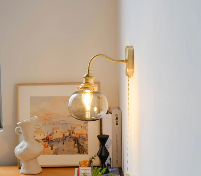 Hailie Glass Wall Lamp