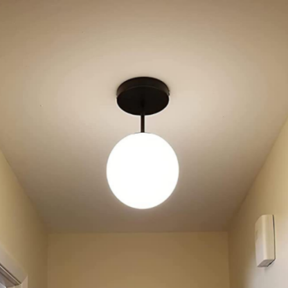 Valentina Spherical Ceiling Light in a hallway
