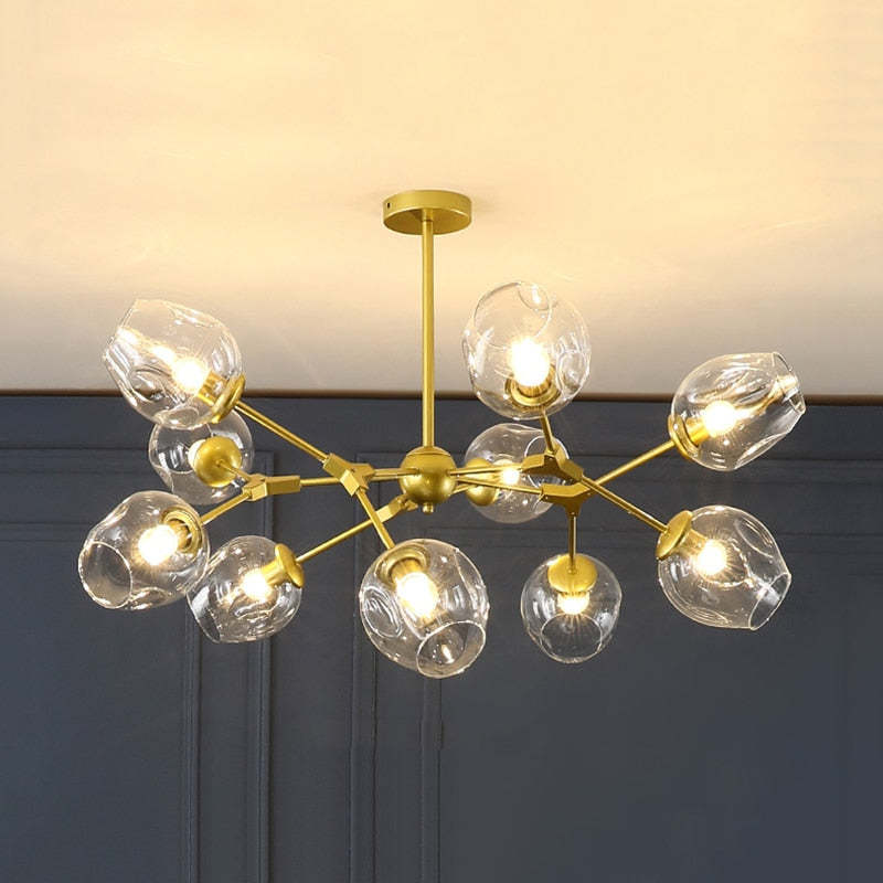 Modern bubble glass pendant light, Valentina pendant lamp