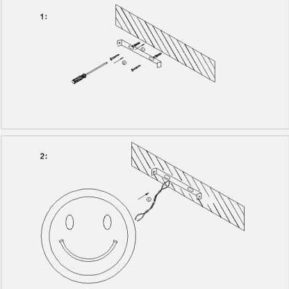 Aqsa Modern Wall Lamp Installation Guide