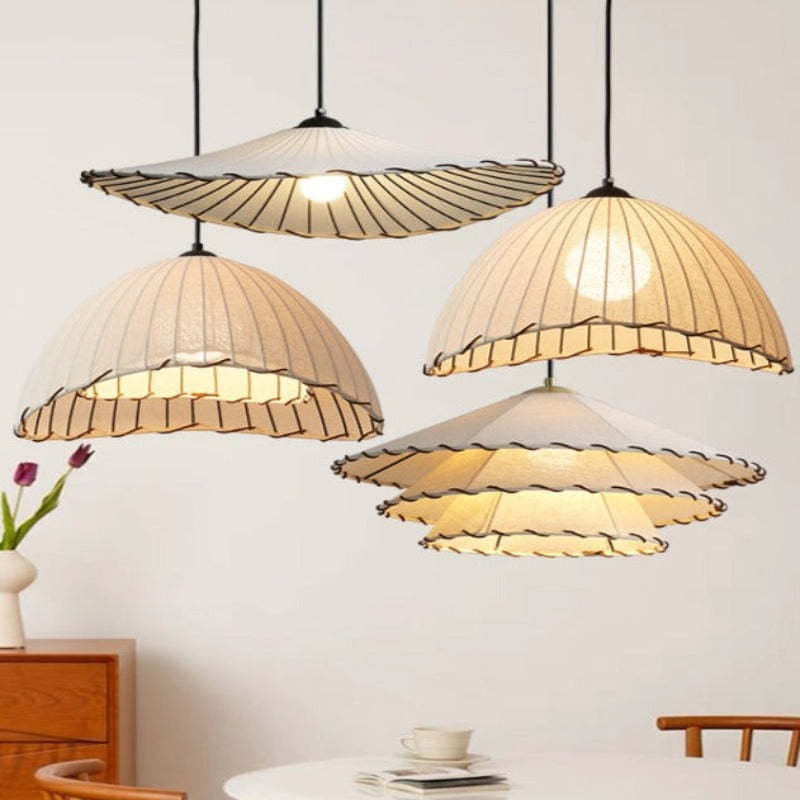 Boho fabric pendant lights for bedroom or restaurant