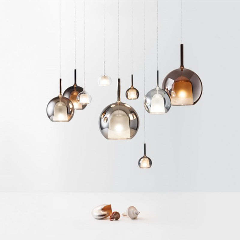 Hailie Sphere Pendant Lights in different finishes