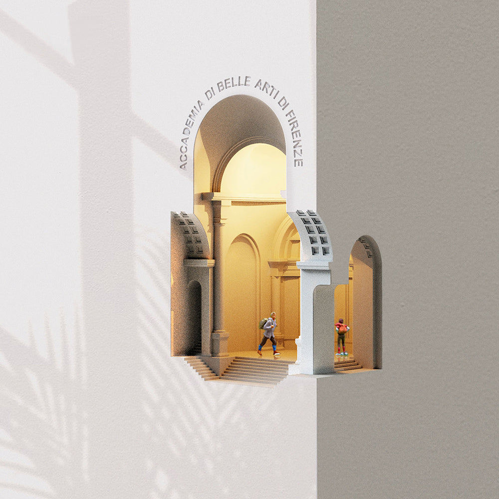 Félicie Art Deco LED Wall Lamp - Accademia di Firenze