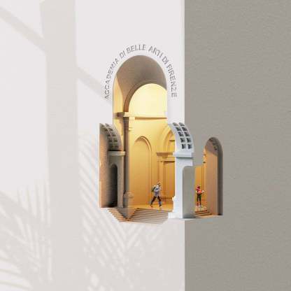 Félicie Art Deco LED Wall Lamp - Accademia di Firenze
