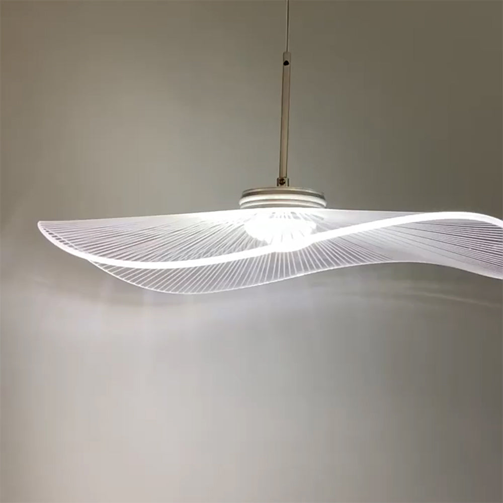 Lotus leaf metal pendant light, modern design Carins Designer Lotus Leaf Shaped Metal Pendant Light