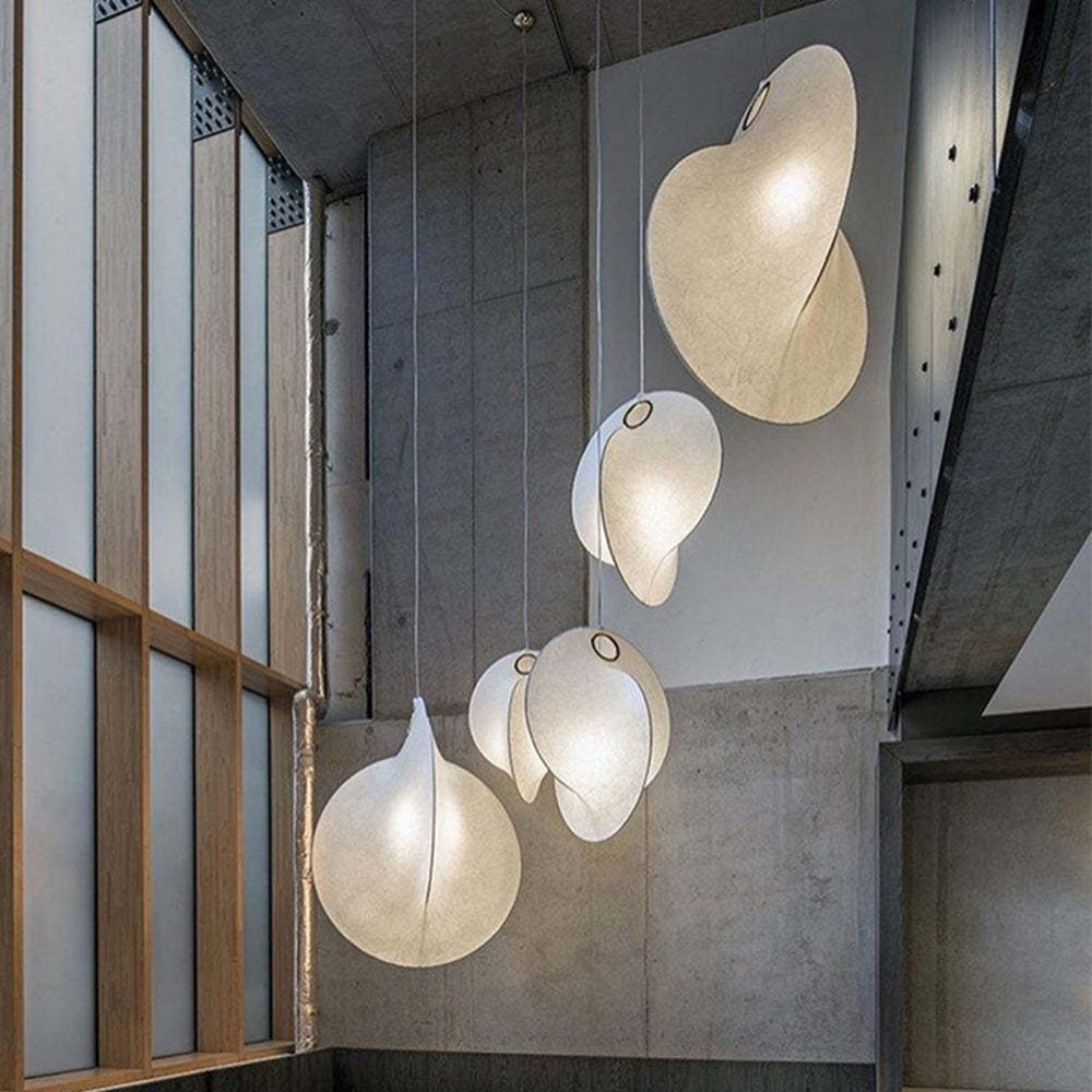 Renée Pendant Lights, Fabric, Modern Interior Lighting