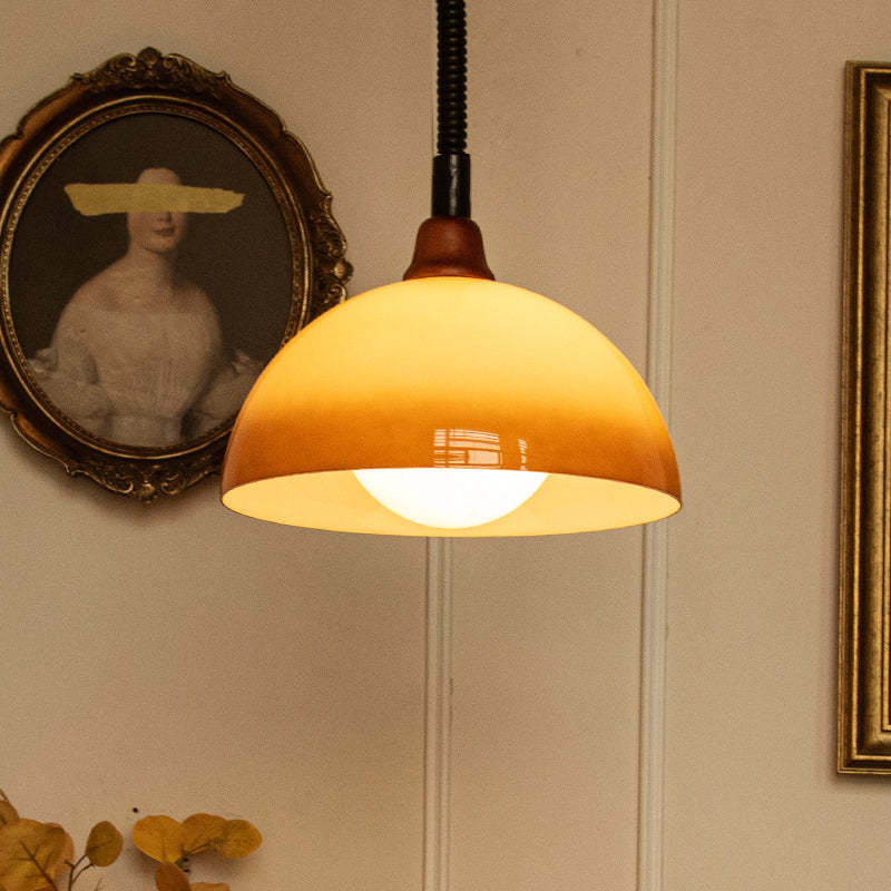 Hailie Retro Pendant Light in Dining Room Setting