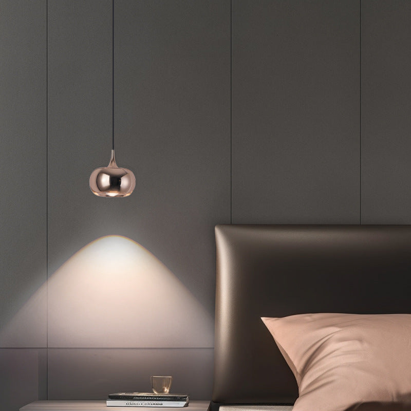 Hailie Retro Nordic Pendant Light in Bedroom Setting