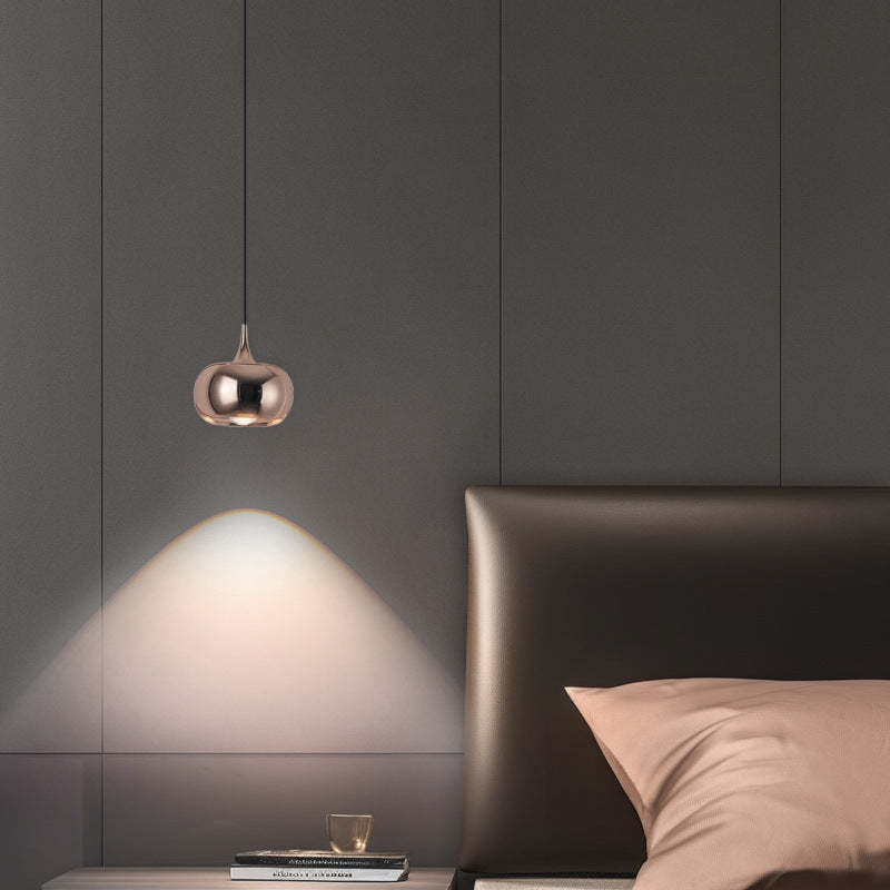 Hailie Retro Nordic Pendant Light in Bedroom Setting