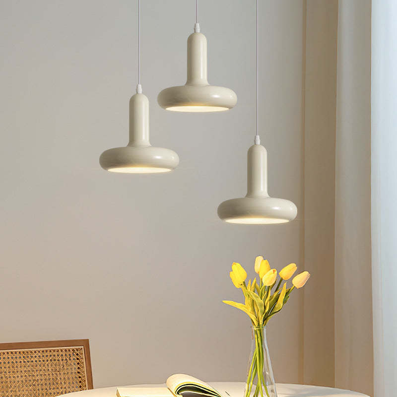 Cairns cream pendant lights, modern minimalist design