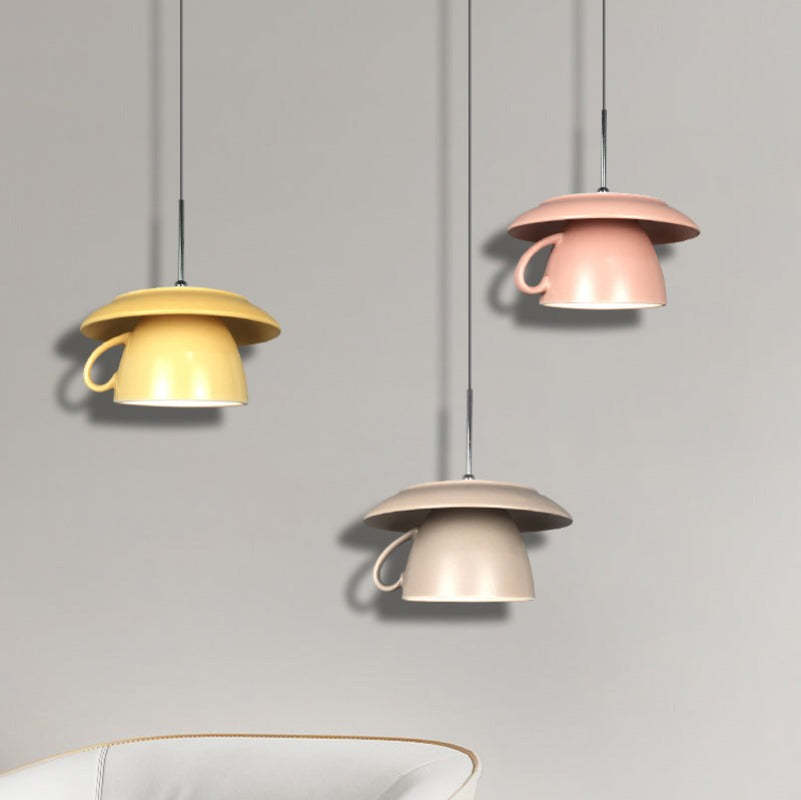 Hailie Pop Art Cup Pendant Lights in Various Colors