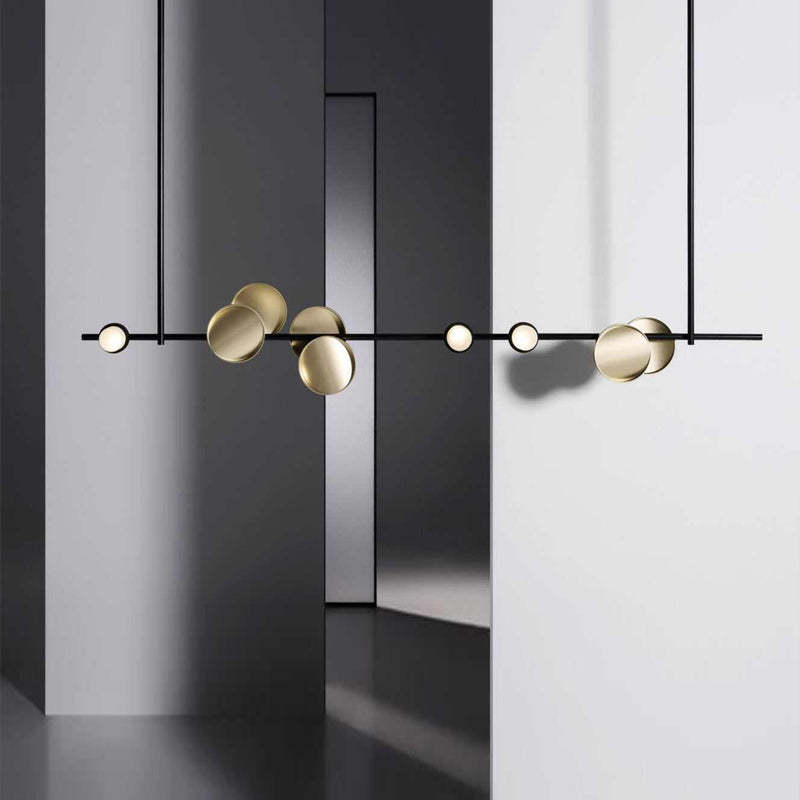 Avi pendant light, minimalist metal design