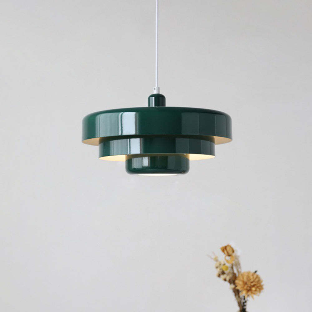Green Morandi LED Pendant Light for Living Room