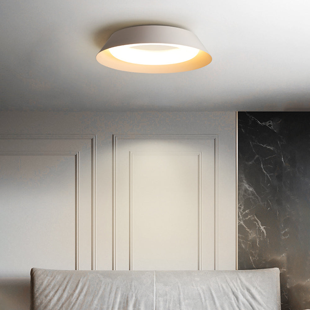 Quinn Nordic Bowl Metal Acrylic Flush Mount Ceiling Light