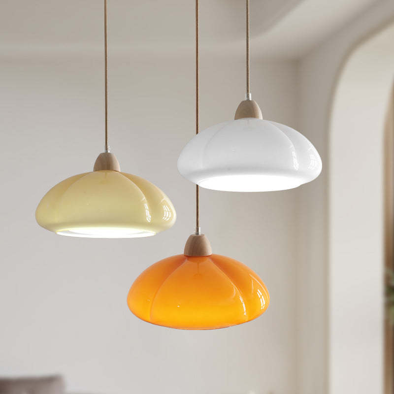Hailie Retro Pendant Lights - Colorful Glass Shades