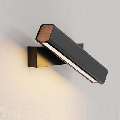 Black Aqsa Modern Rotatable Wall Lamp - Las Sola Lighting