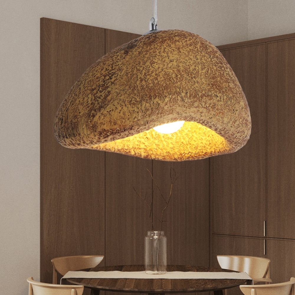 Byers bread shape pendant light in dining room