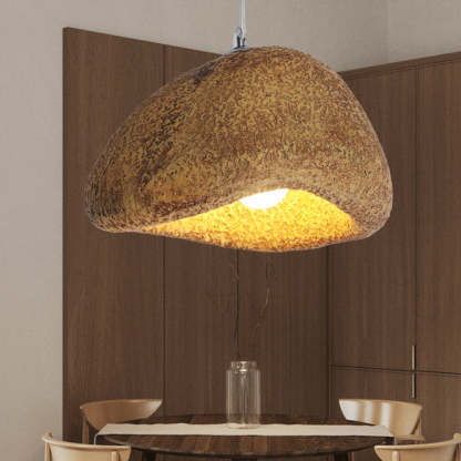Byers bread shape pendant light in dining room