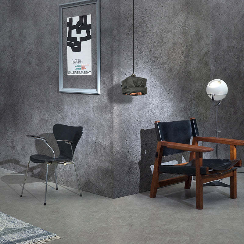 Hailie Vintage Pendant Light in living space, interior design.