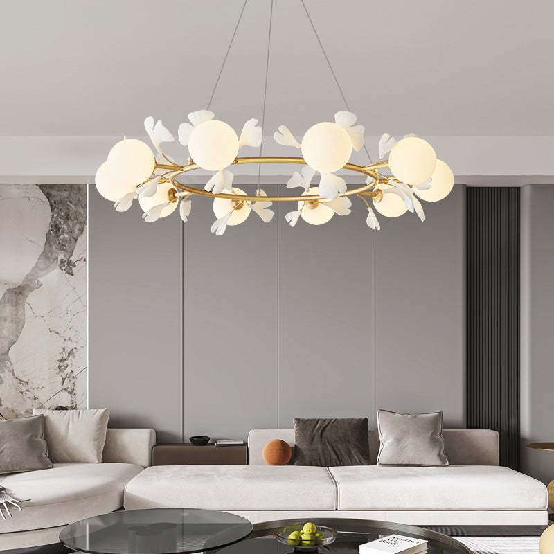 Olivia Luxury Chandelier in a modern living room setting
