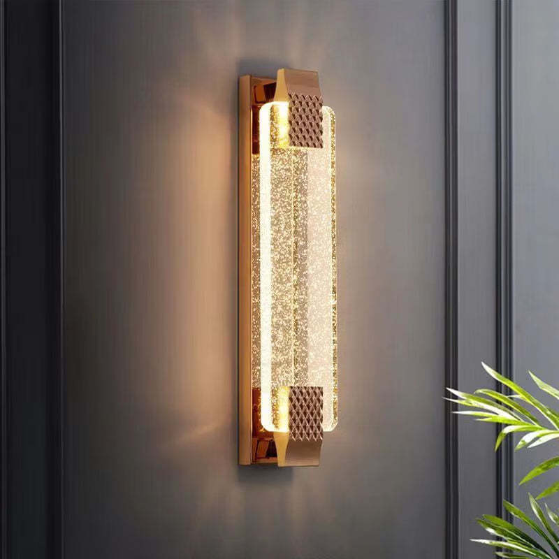 Kajetan Modern Wall Lamp, metal and glass design