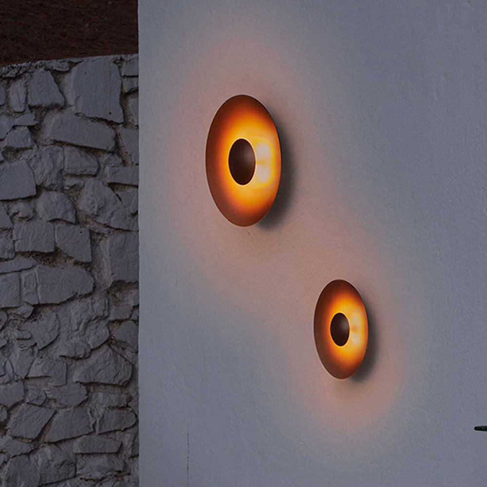 Orr Round Outdoor Wall Lamps - Modern Metal Lighting