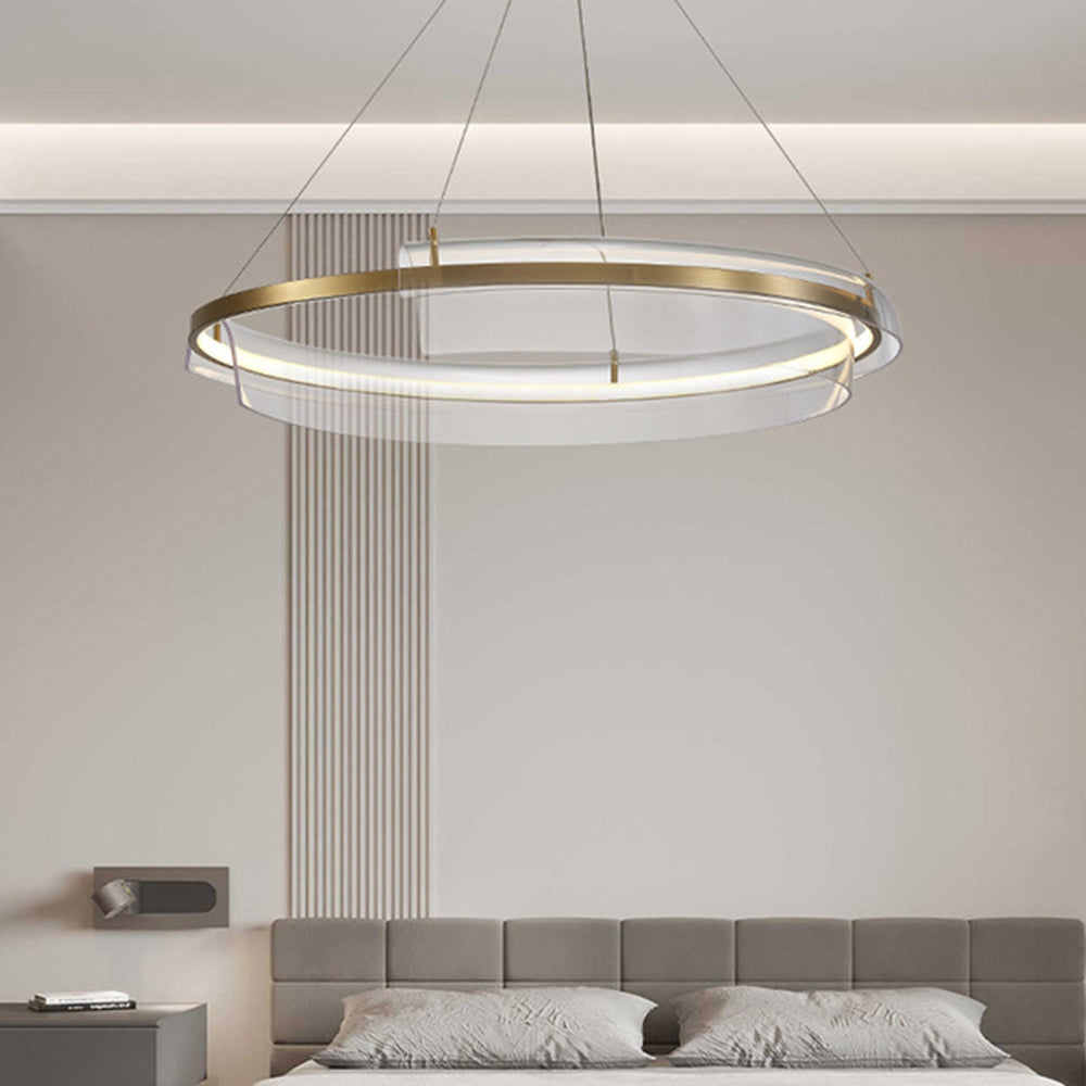 Arisha Pendant Light: Circular Metal Lighting for Modern Interiors