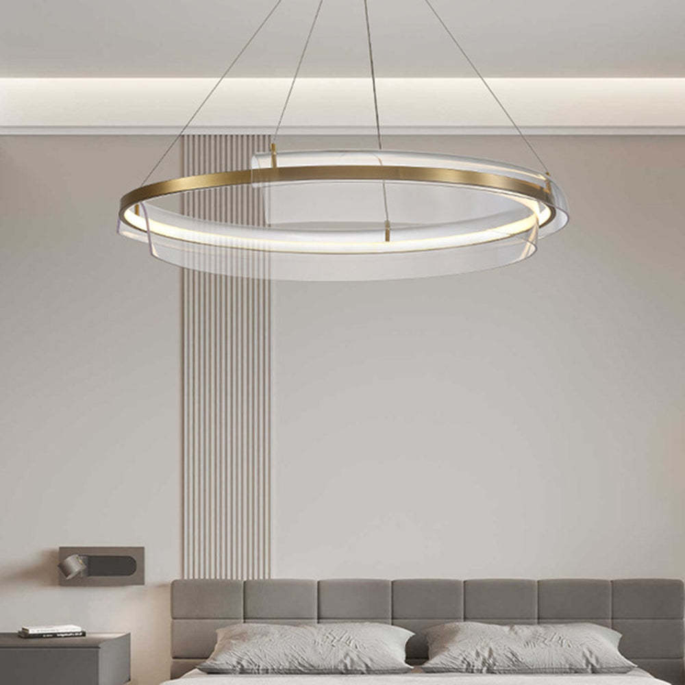 Arisha Pendant Light: Circular Metal Lighting for Modern Interiors