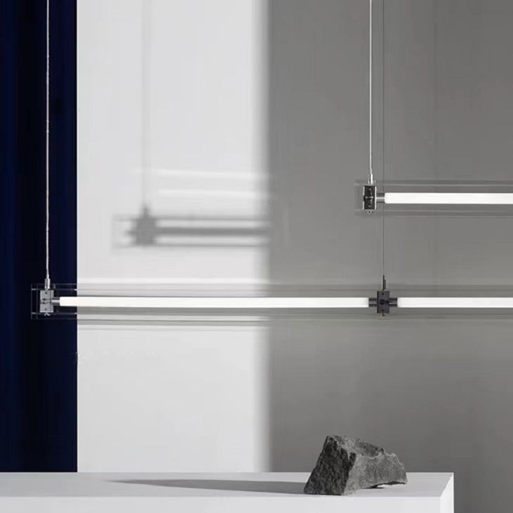 Minimalist linear pendant light design