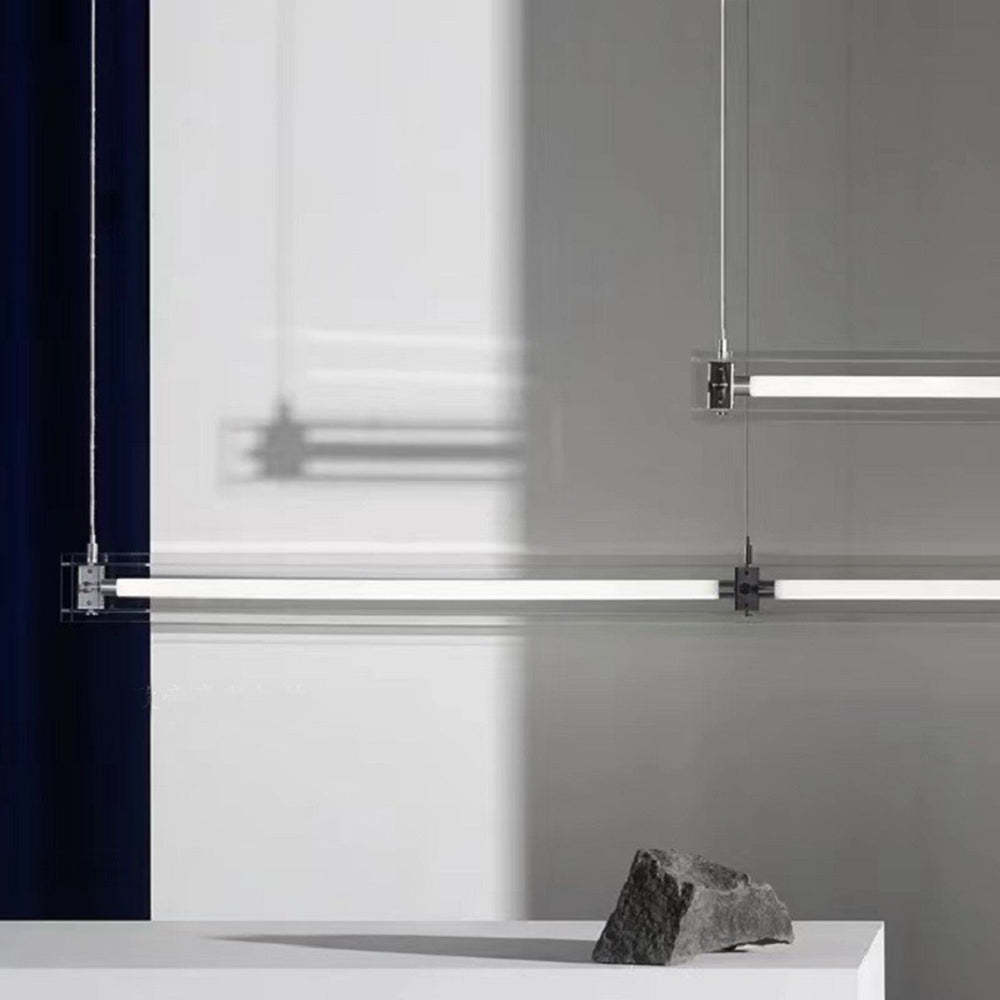 Minimalist linear pendant light design