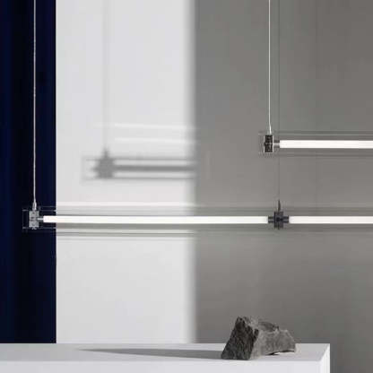 Minimalist linear pendant light design
