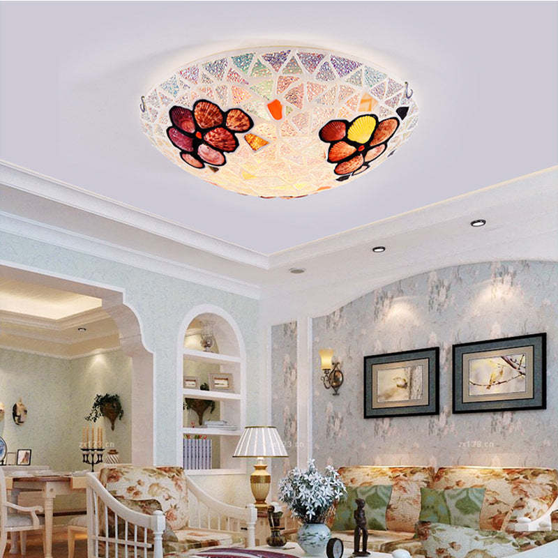 Eryn Modern LED Flush Mount Ceiling Light in Living Room