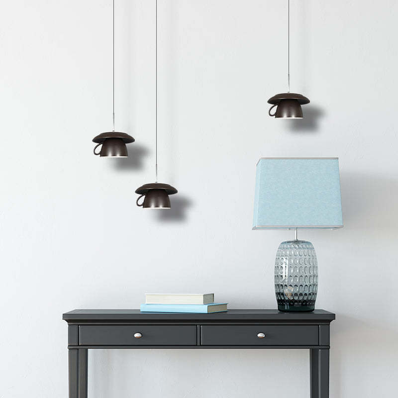 Hailie Pop Art Cup Pendant Lights in a room setting