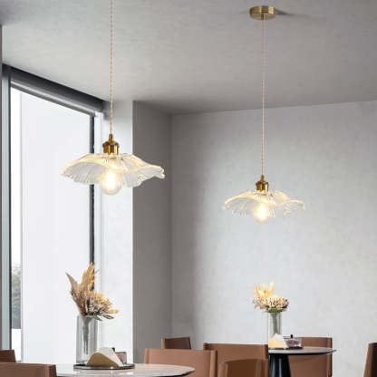Carins Flower Pendant Lights in modern dining room