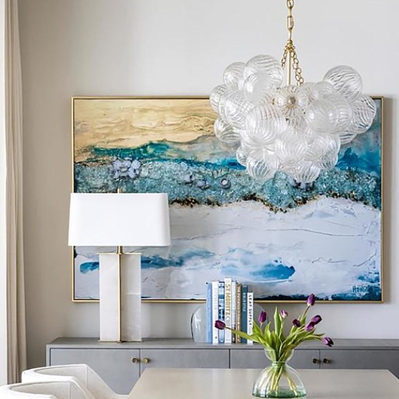 Valentina Bubble Chandelier in Living Room