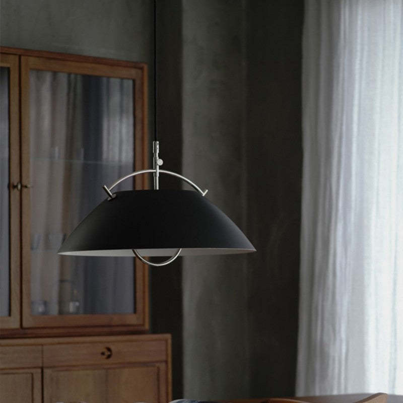 Black Cairns Nordic Pendant Light in Dining Room