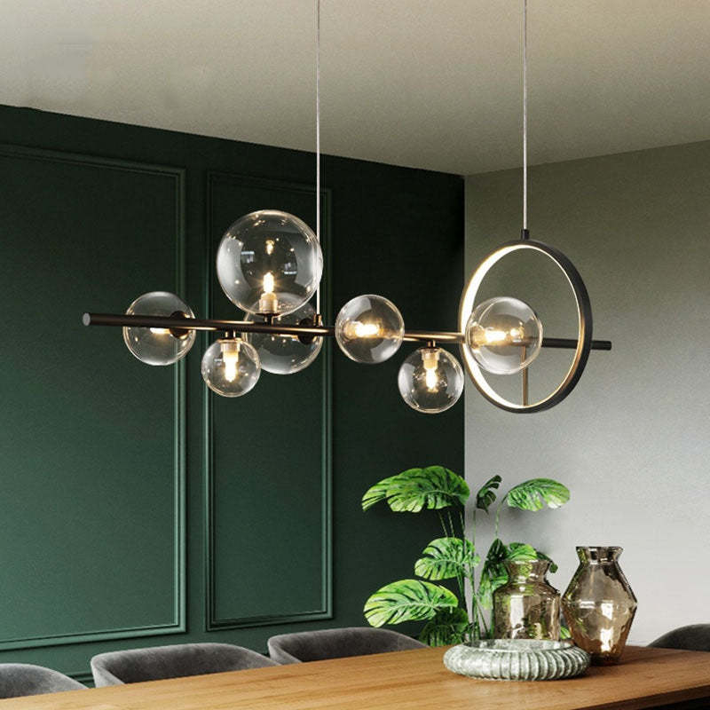 Valentina Modern LED Chandelier over dining table