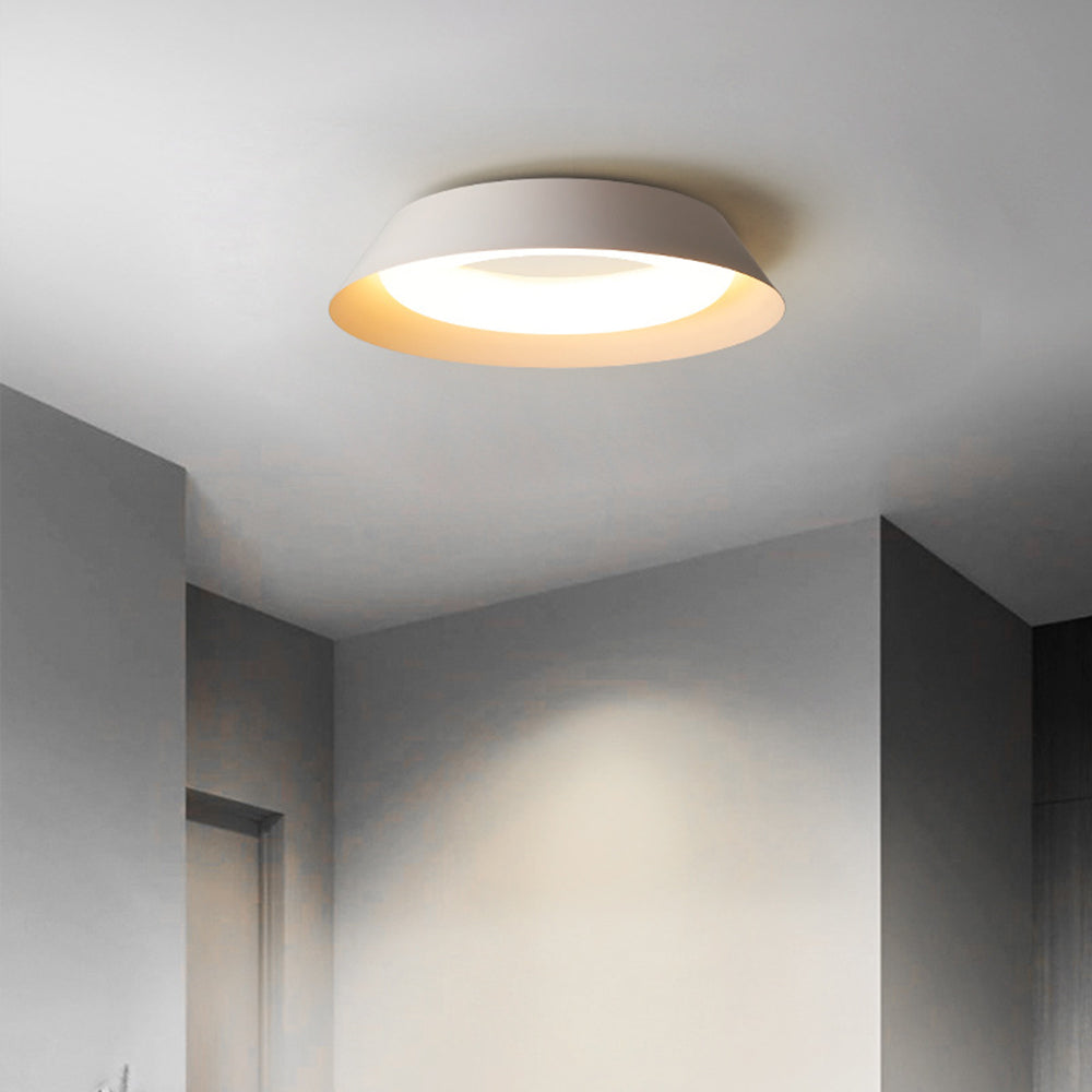 Quinn Nordic Bowl Metal Acrylic Flush Mount Ceiling Light