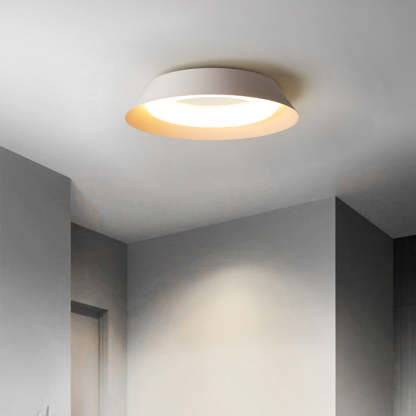 Quinn Nordic Bowl Metal Acrylic Flush Mount Ceiling Light
