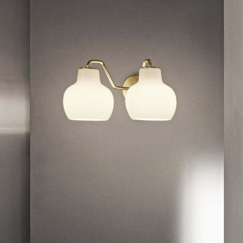 Hailie Vintage Dome Wall Lamp - Close-up View