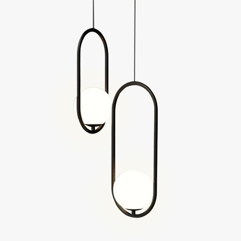 Valentina Globe Pendant Light - Black