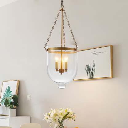 Alessio Pendant Light - Industrial Candle Style for Dining Room