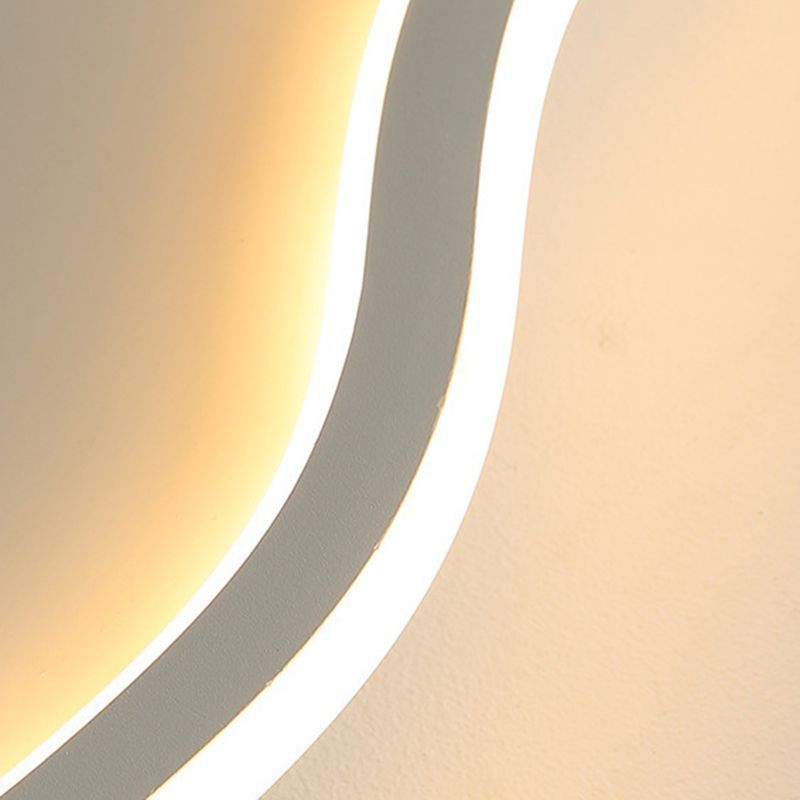 Quinn flush mount ceiling light detail, modern design
