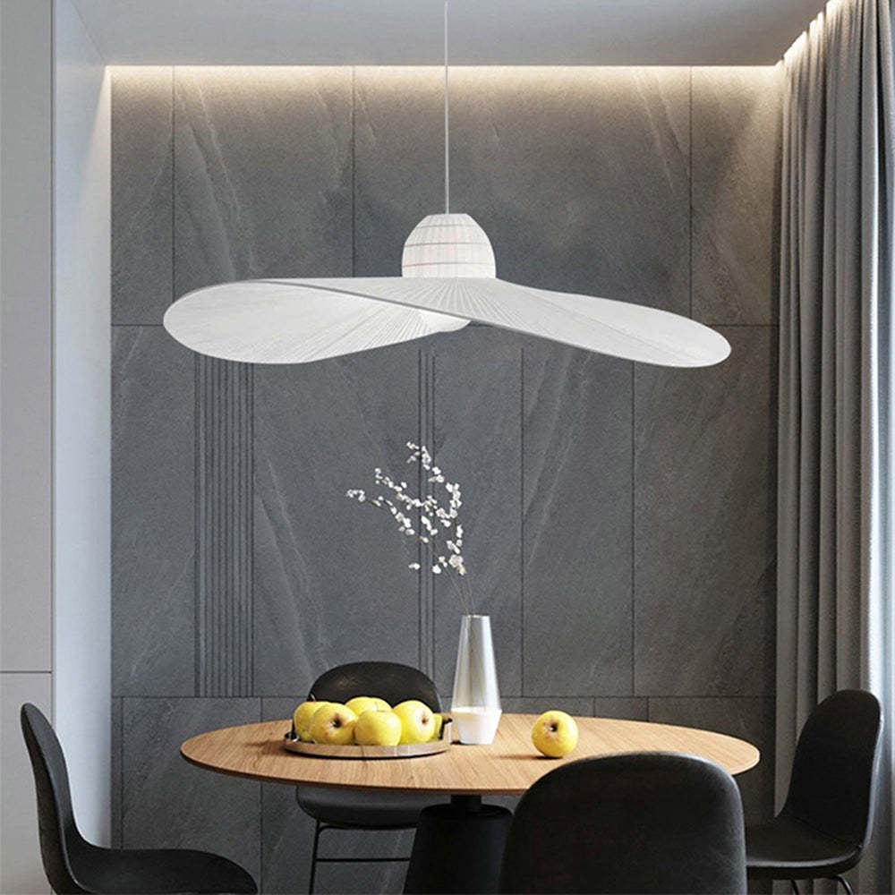 Renée pendant light over dining table