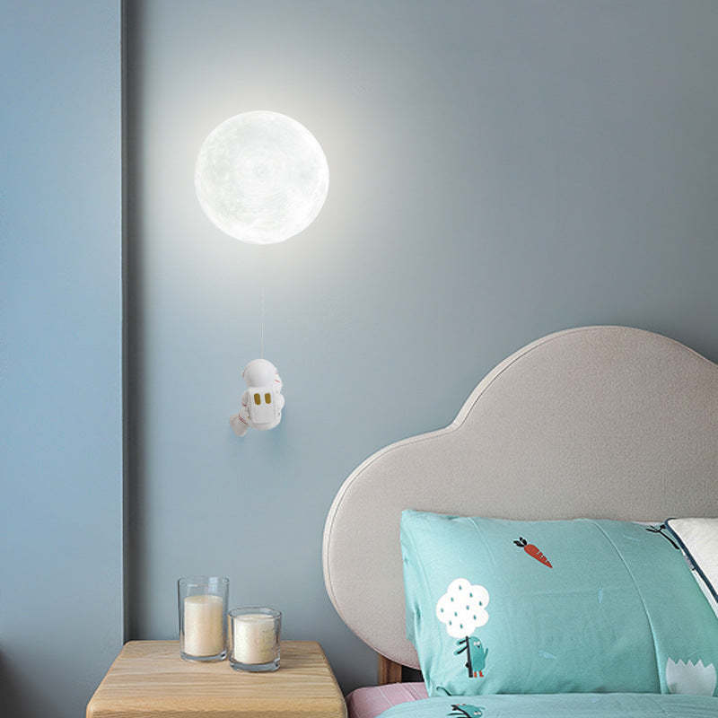 Kid's room with Fateh Modern Moon LED Wall Lamp