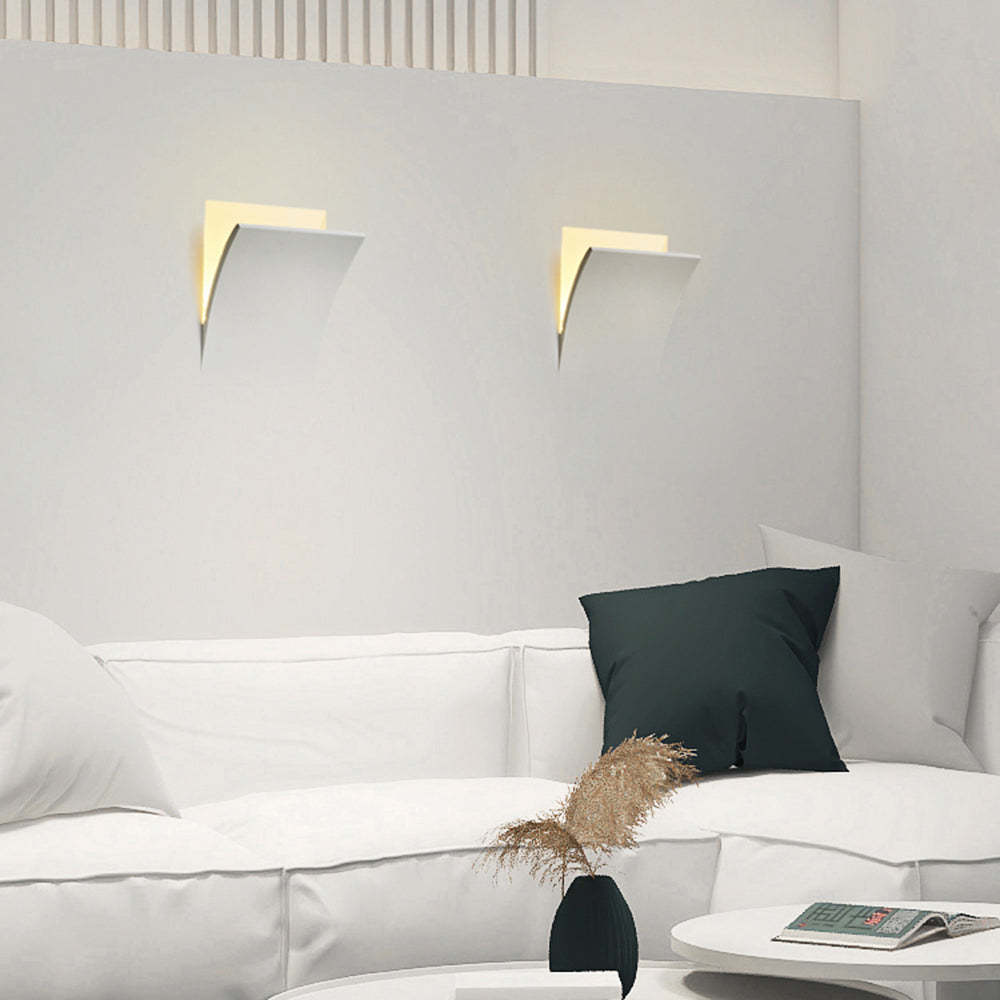Elif LED Wall Lamps: Modern artistic lighting in living room