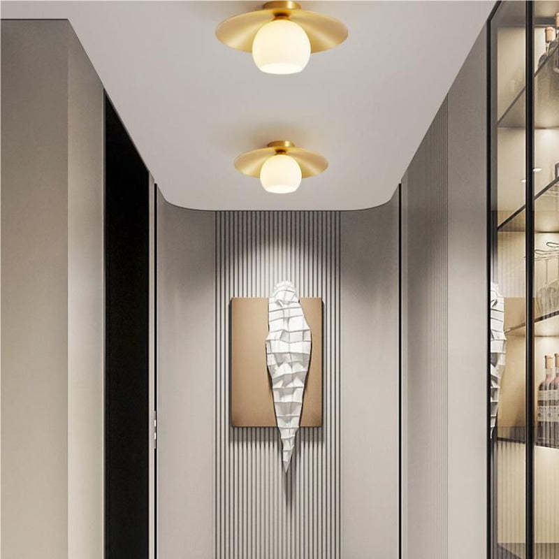 Carins Ceiling Lights in a modern hallway