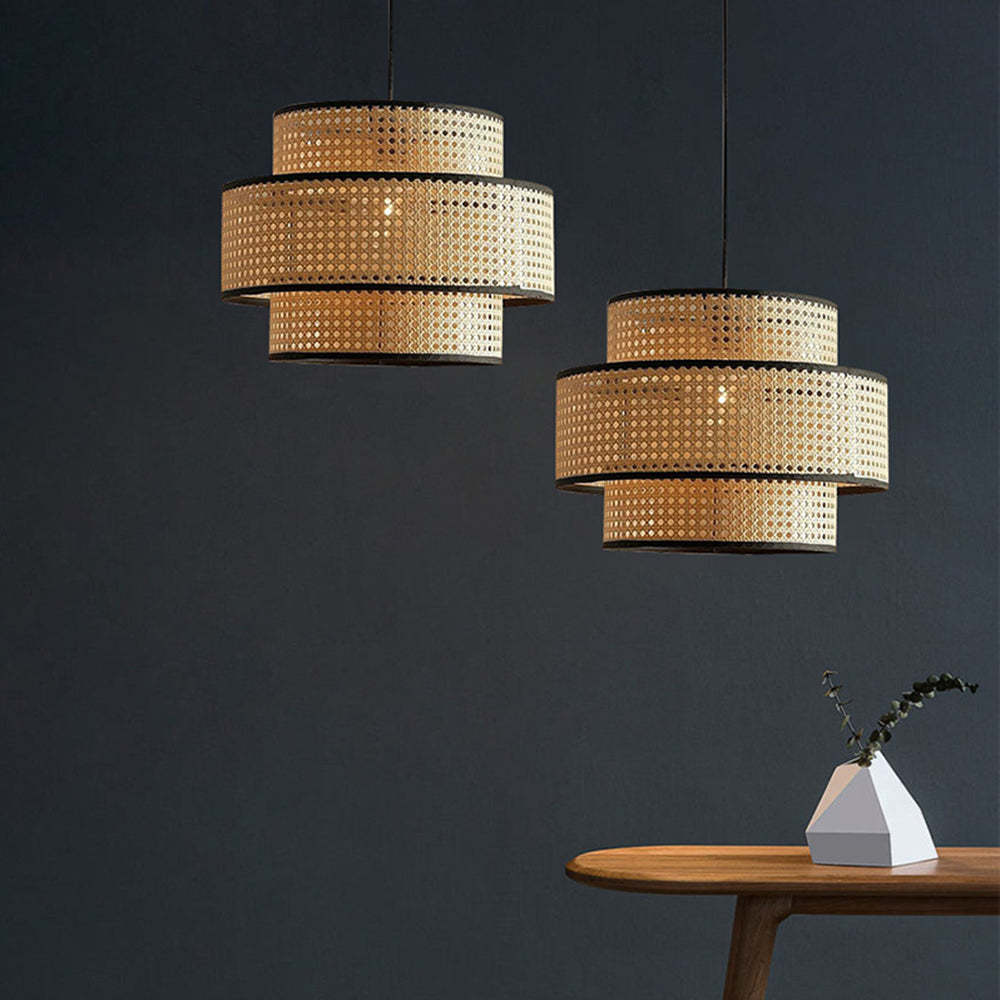 Ritta Japanese Rattan Pendant Lights, modern lighting solutions