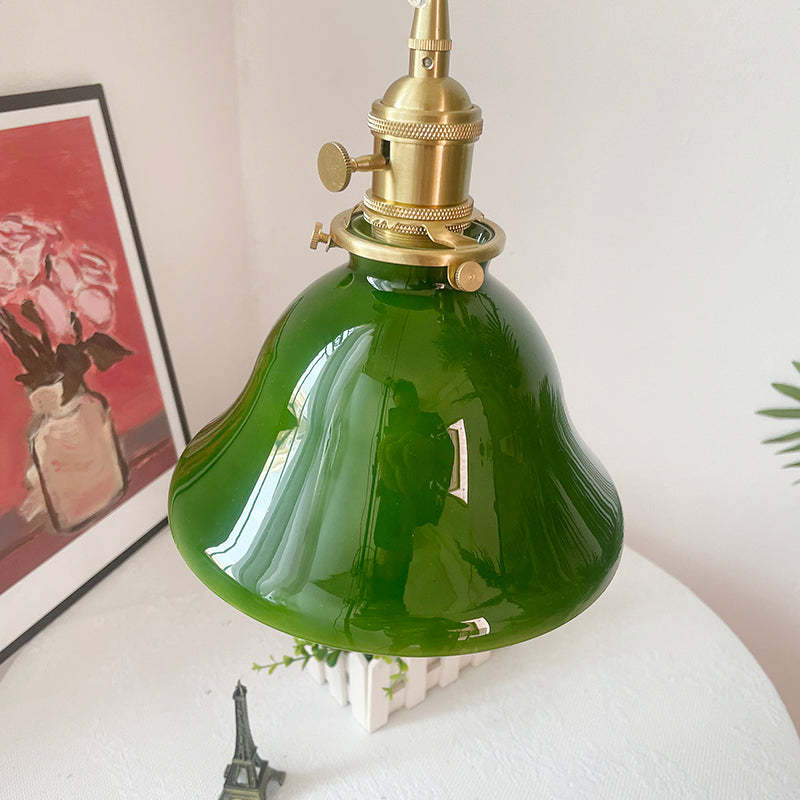 Hailie Rustic Green Pendant Light - Elegant Dining Room Lighting