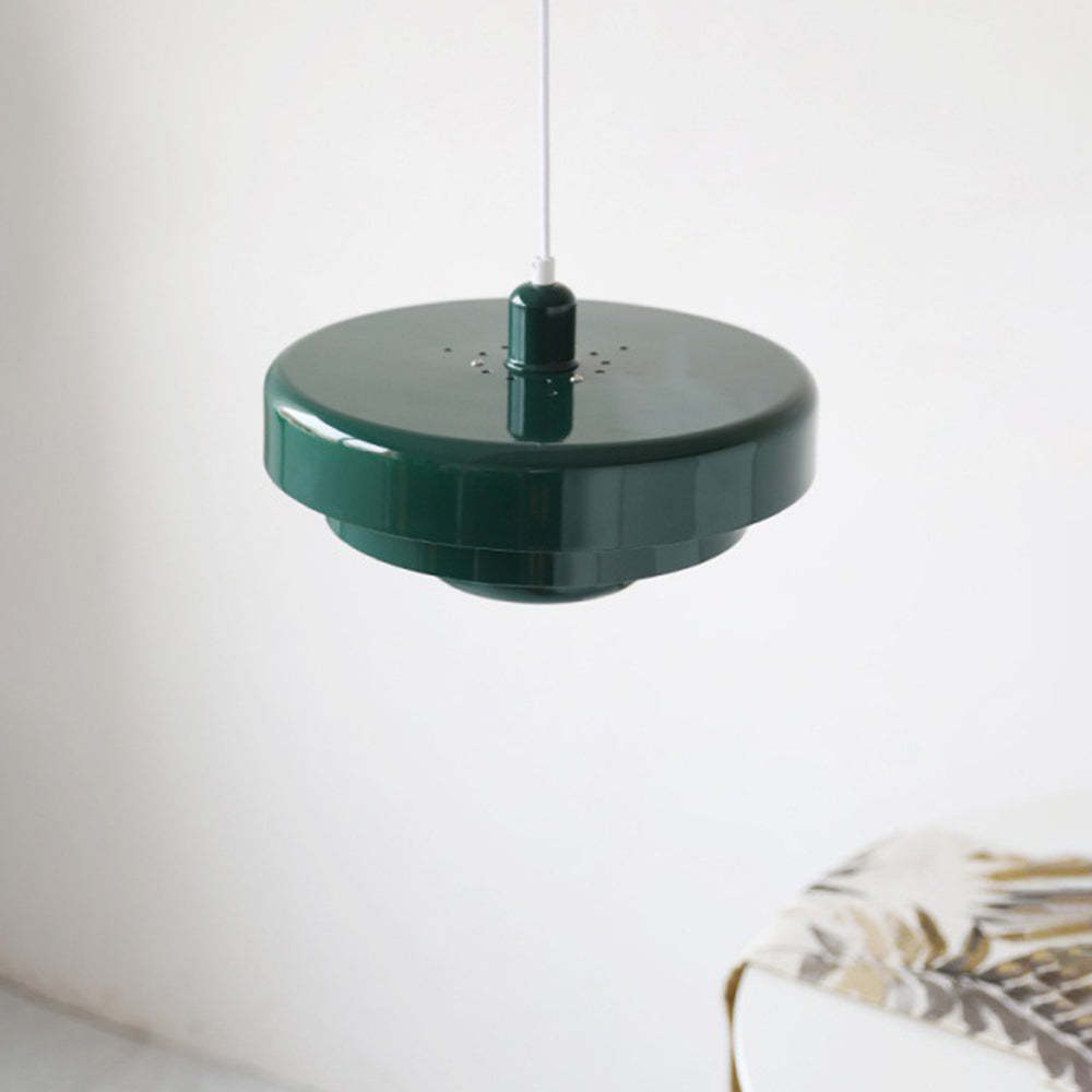 Green Morandi Pendant Light - Modern Metal Fixture